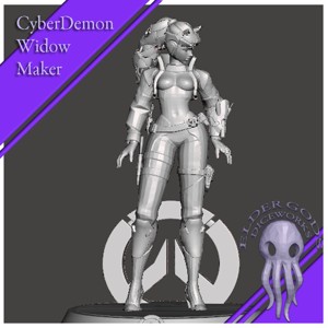 CYBERDEMON WIDOWMAKER STATUE