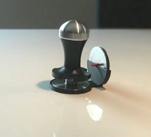 Cafelat Robot tamper and screen holder