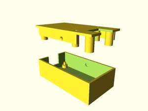 Enclosure for generic USBtinyISP board