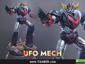UFO Mech Statue