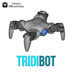 Tridibot Quadruped Arduino and ESP8266 Robot
