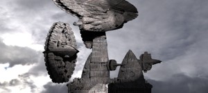 AZTEC ANCIENT TEMPLE SHIP MONOLITH KIT BASH