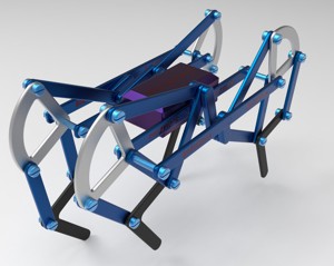 Exoskeleton quadripod