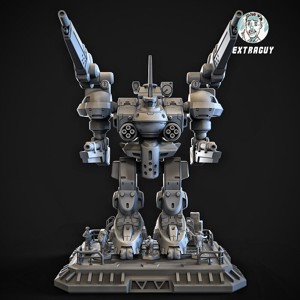 Broken Axe Mech 100mm