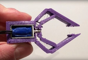 Print-in-Place Solenoid Gripper