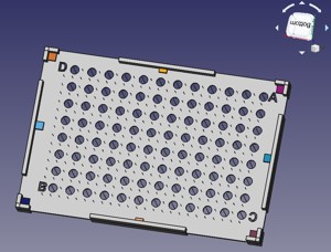 96 well to 384 well pipetting guide