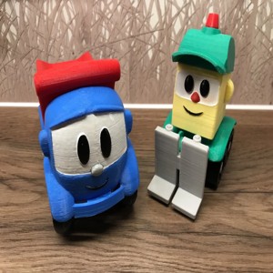 Leo Lastwagen (Leo the Truck / Junior) und Lifty der Gabelstapler