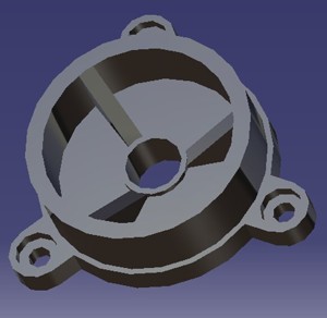 Chuck like circular mechanical part