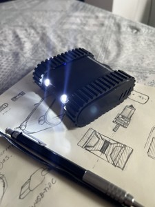 RADIO CONTROLLED MINI ROBOT.