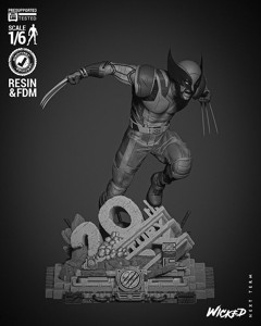 Wicked Marvel Wolverine Sculpture