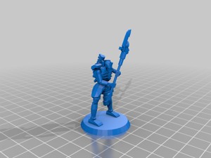 space skeleton robot warrior