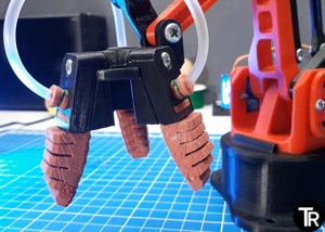 Soft gripper. MeArm robot modifier