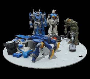 BROKEN GUNDAM ASSEMBLY AREA
