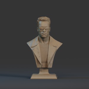 TERMINATOR BUST 3D PRINT