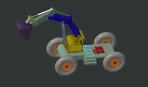 Excavator arm /pelle hydr...