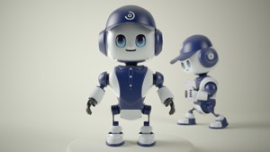 RoboBuddy  Futuristic Mascot Robot