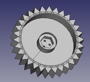 Gardena R40Li Robot Lawnmower Wheel
