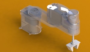 SCARA robot with made of ...